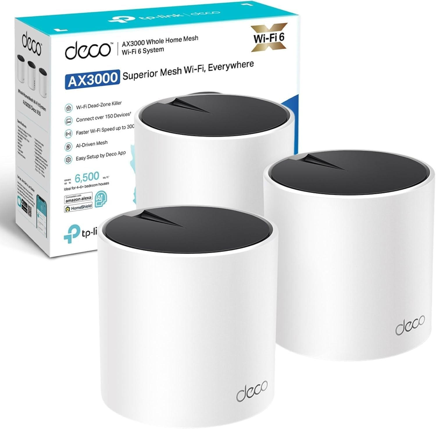 TP-Link Deco X55 3-pack AX3000 mesh Wi-Fi 6 system